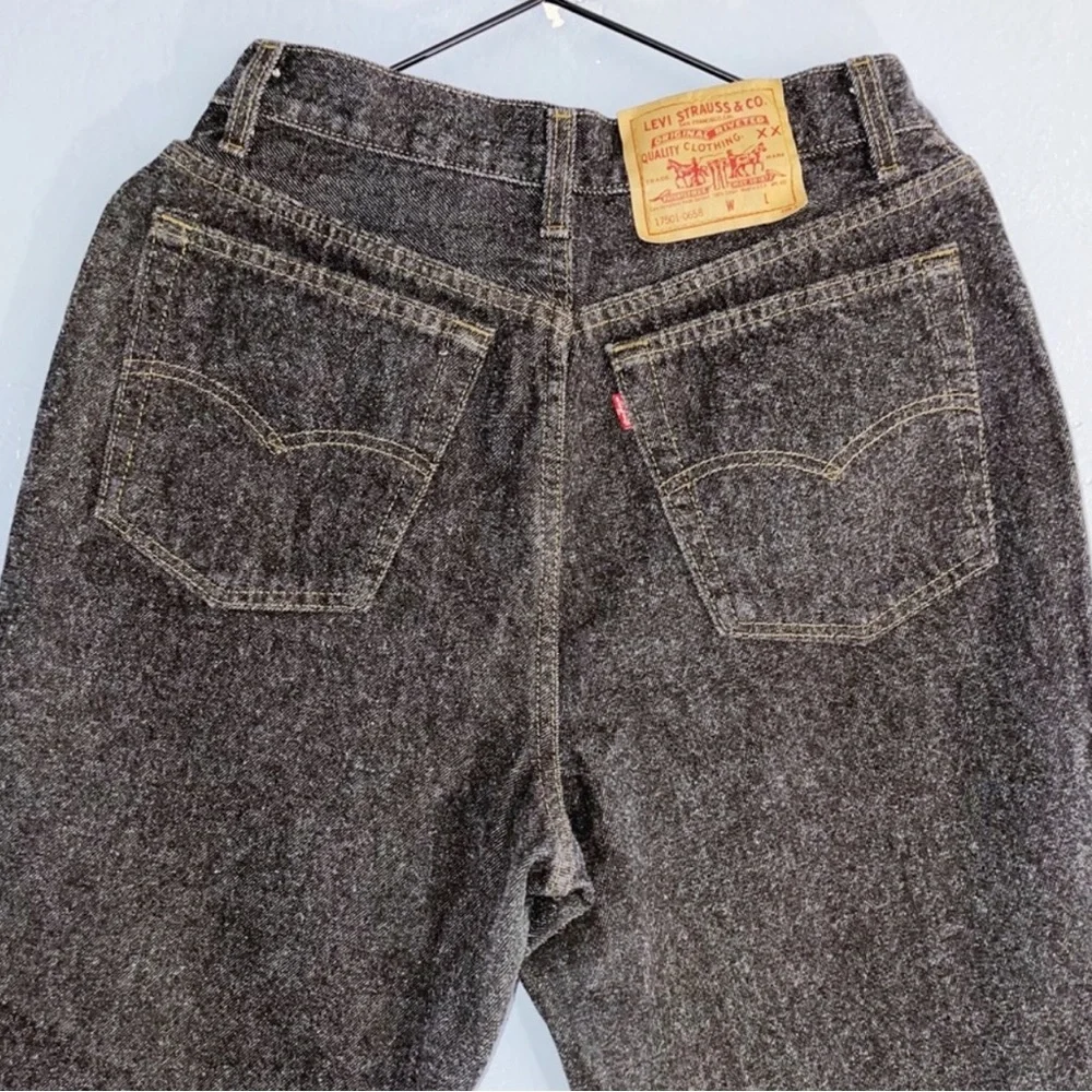 Levis 17501-0658 Vintage 90s Womens Jeans 13M/ 27" - Picture 3 of 8